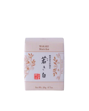 Ippodo Wakaki-shiro matcha 20g box — light everyday matcha from Kyoto, Japan