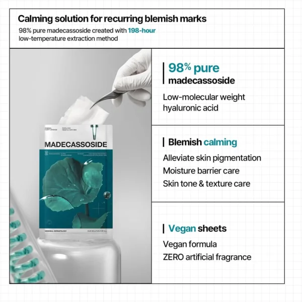 madecassoside 3 Mediheal Madecassoside Essential Mask — Blemish Repair