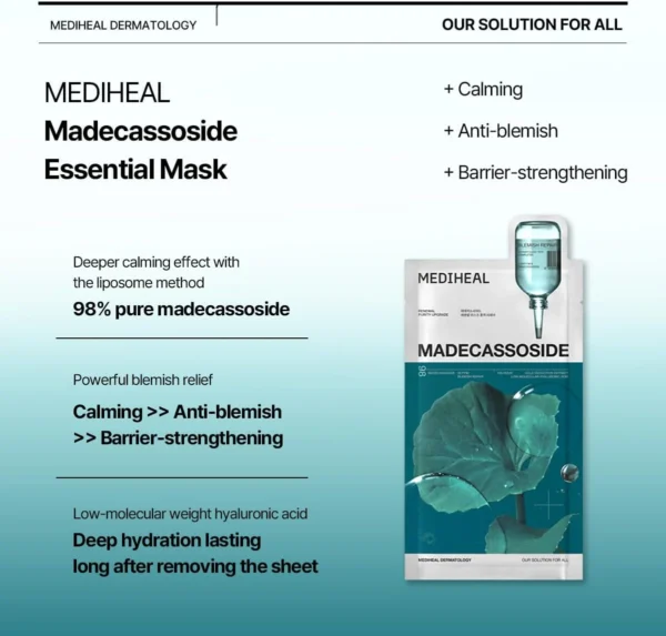 madecassoside 4 Mediheal Madecassoside Essential Mask — Blemish Repair